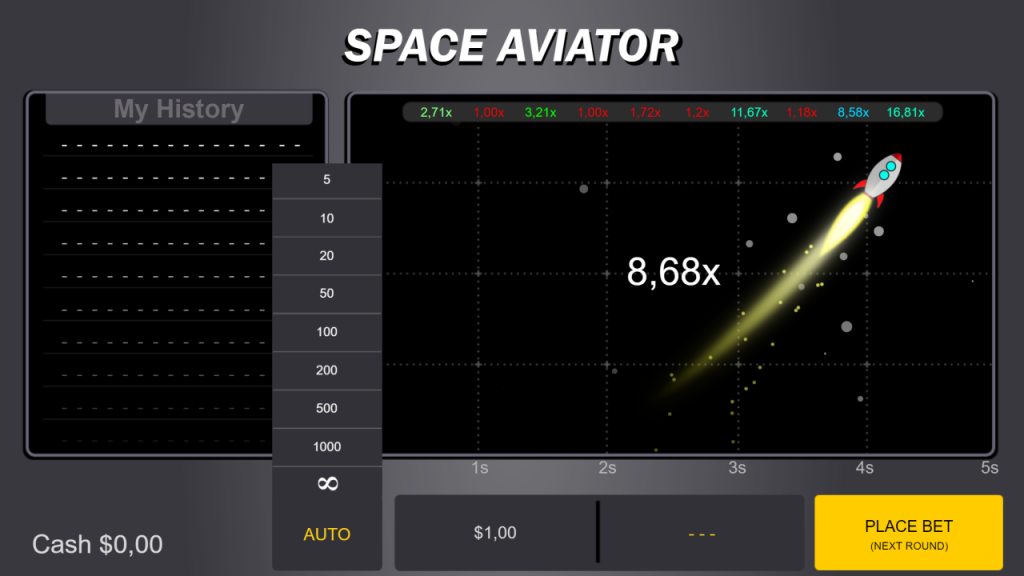 Space Aviator Promo Codes and Bonuses